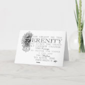 Serenity Prayer Kaart (Achterkant)