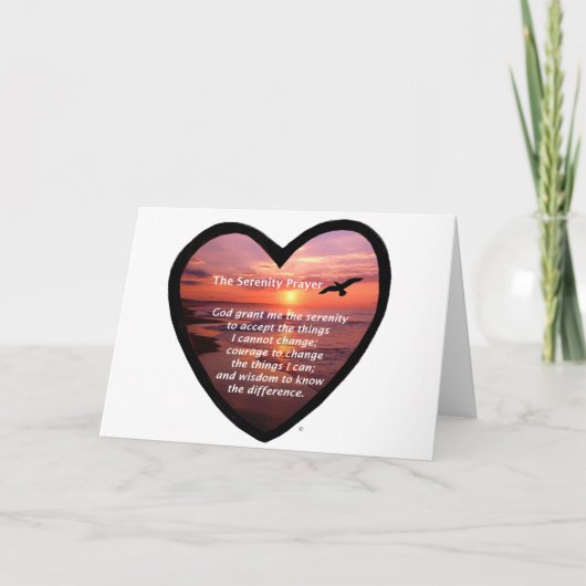 Serenity Prayer Kaart (Voorkant)