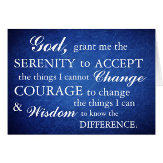 Serenity Prayer-kaart