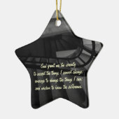 Serenity Prayer Keramisch Ornament (Links)