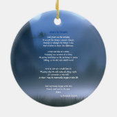 Serenity Prayer Keramisch Ornament (Achterkant)