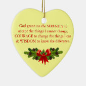 Serenity Prayer Keramisch Ornament (Rechts)