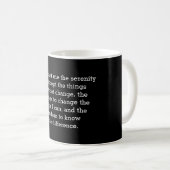 Serenity Prayer - koffie mok (Voorkant rechts)