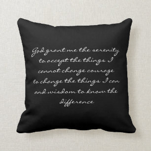 Serenity Prayer Kussen