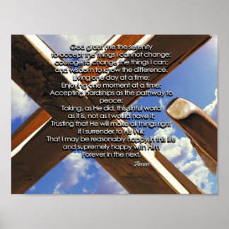 Serenity Prayer (lange versie) Poster