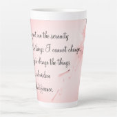 Serenity Prayer Latte Mug (Devant)