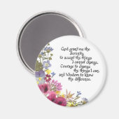Serenity Prayer Magneet (Voorkant / Achterkant)