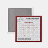 Serenity Prayer Magnet Magneet (Voorkant / Achterkant)
