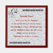 Serenity Prayer Magnet Magneet (Voorkant)