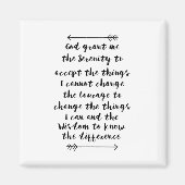 Serenity Prayer Magnet Magneet (Voorkant)