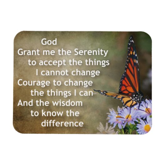 serenity prayer magnet magneet (Horizontaal)