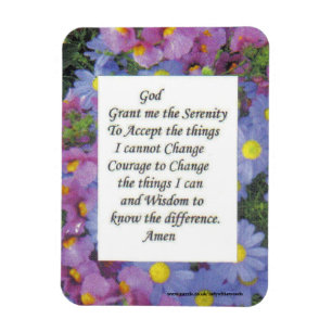 Serenity prayer magnet magneet