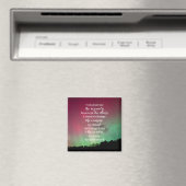Serenity Prayer Magnet with Aurora Background (In Situ (Lave-vaisselle))