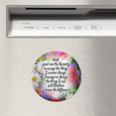 Serenity Prayer met Flowers Magneet (Insitu (Vaatwasser))