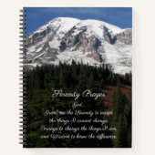 Serenity Prayer Mont Rainier Carnet photo (Devant)
