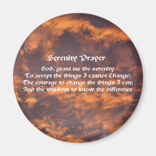 Serenity Prayer Morning Sky Magnet Magneet
