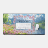 Serenity Prayer Mountain View With Wildflowers (Clavier et souris)