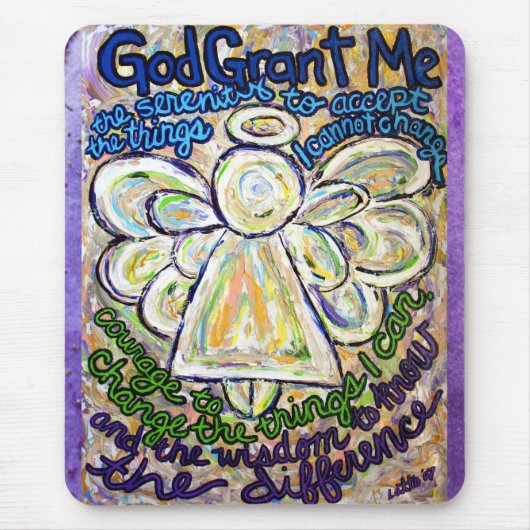 Serenity Prayer Mousepad Muismat (Voorkant)