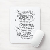 Serenity Prayer Mousepad Muismat (Met muis)
