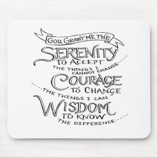 Serenity Prayer Mousepad Muismat