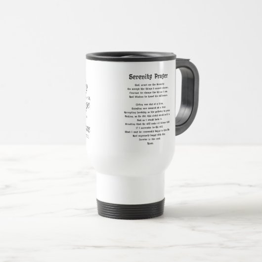 Serenity Prayer Mug (Devant droit)