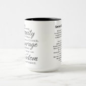Serenity Prayer Mug Mok (Midden)