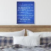 Serenity Prayer op Canvas (Insitu (Slaapkamer))