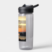 Serenity Prayer Oranje Seascape Sunset Waterfles (Links)