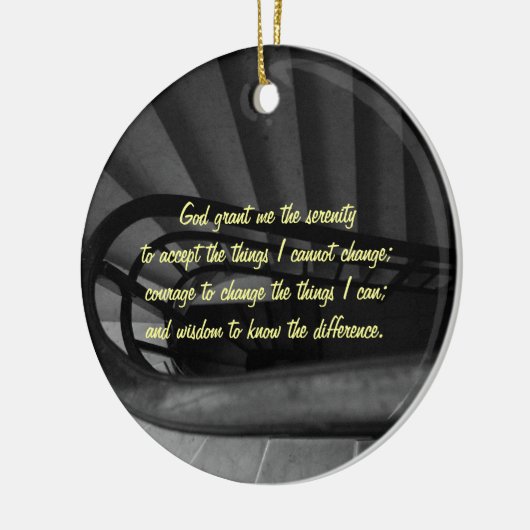 Serenity Prayer Ornament (Links)