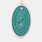 Serenity Prayer Oval Ornament (Rechts)