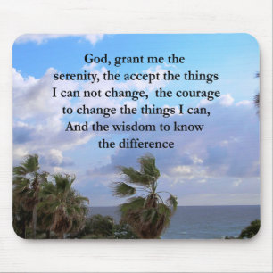  SERENITY PRAYER PALM TREE FOTOONTWERP MUISMAT