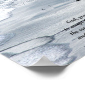 Serenity Prayer _ Peacefull Beach Poster (Hoek)