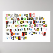 Serenity Prayer Poster (Voorkant)