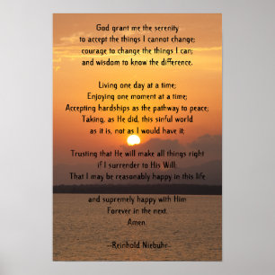 Serenity Prayer Poster