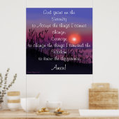 Serenity Prayer Poster (Keuken)
