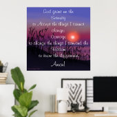 Serenity Prayer Poster (Thuiskantoor)