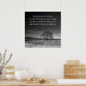Serenity Prayer Poster (Keuken)