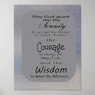 Serenity Prayer — print