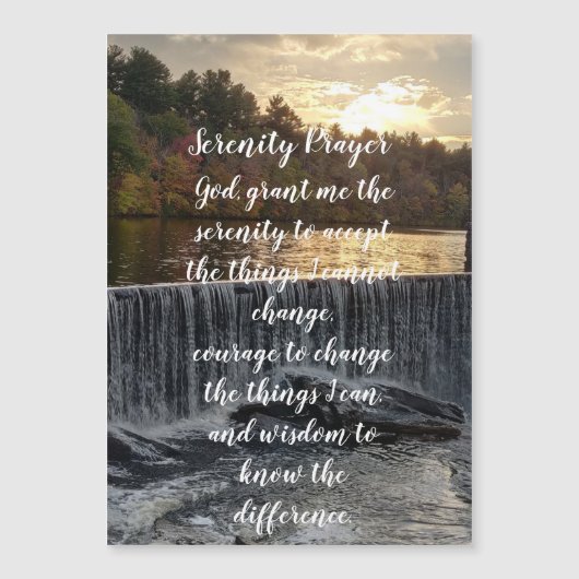 Serenity prayer RI FALLS Ponaganset (Voorkant)