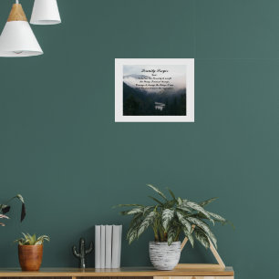 Serenity Prayer Rivier Vallei Fotografisch Poster