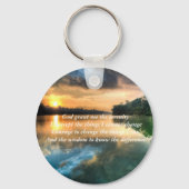 Serenity Prayer Schilderachtig Sleutelhanger (Voorkant)