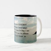 Serenity Prayer Seascape Mug (Devant droit)