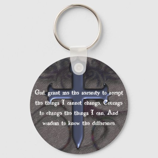 Serenity Prayer Sleutelhanger (Voorkant)