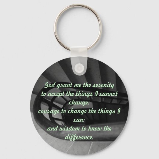 Serenity Prayer Sleutelhanger (Voorkant)