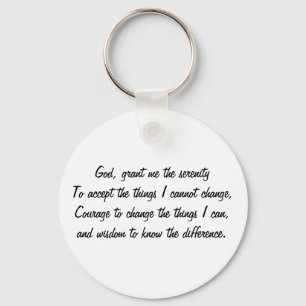 Serenity Prayer Sleutelhanger