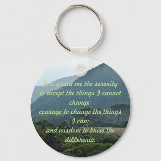 Serenity Prayer Sleutelhanger (Voorkant)
