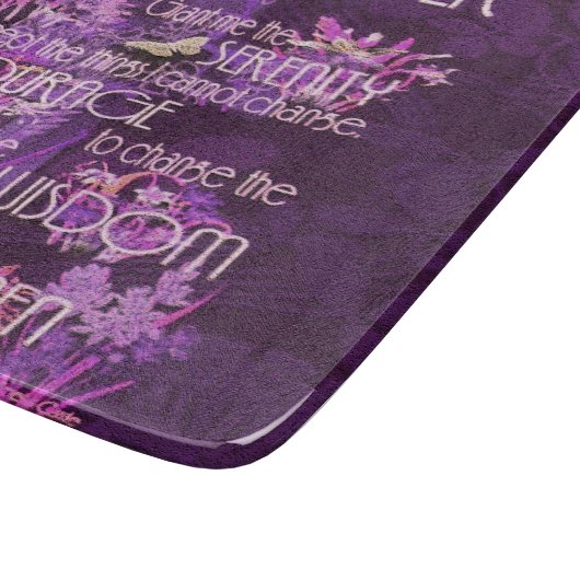 Serenity Prayer Snijplank (Hoek)