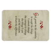 Serenity Prayer/ stijl Magneet (Horizontaal)