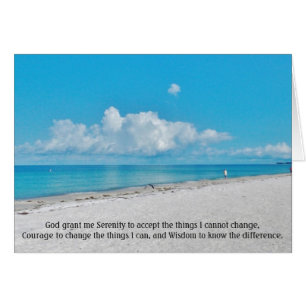 Serenity Prayer Strandgezicht