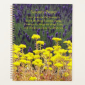 Serenity Prayer Summer Garden Floral Planner (Voorkant)